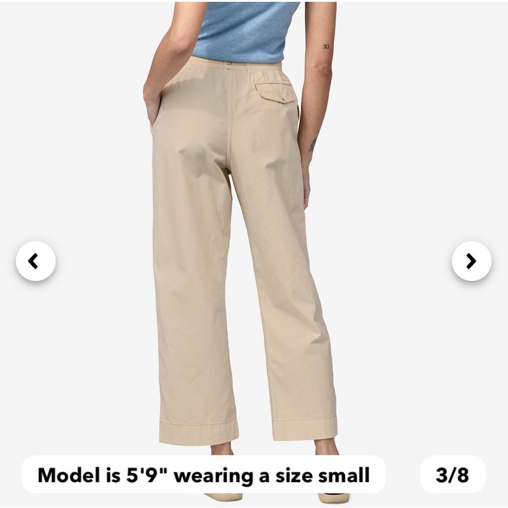 Patagonia funhoggers pants sz M undyed natural - Picture 2 of 8